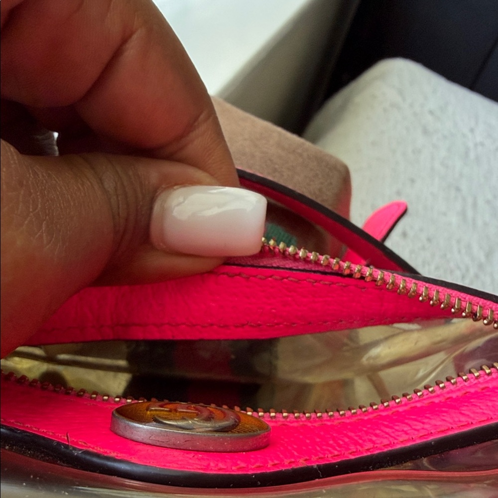Gucci mini ophidia transparent Pink Crossbody Bag - Picture 8 of 14